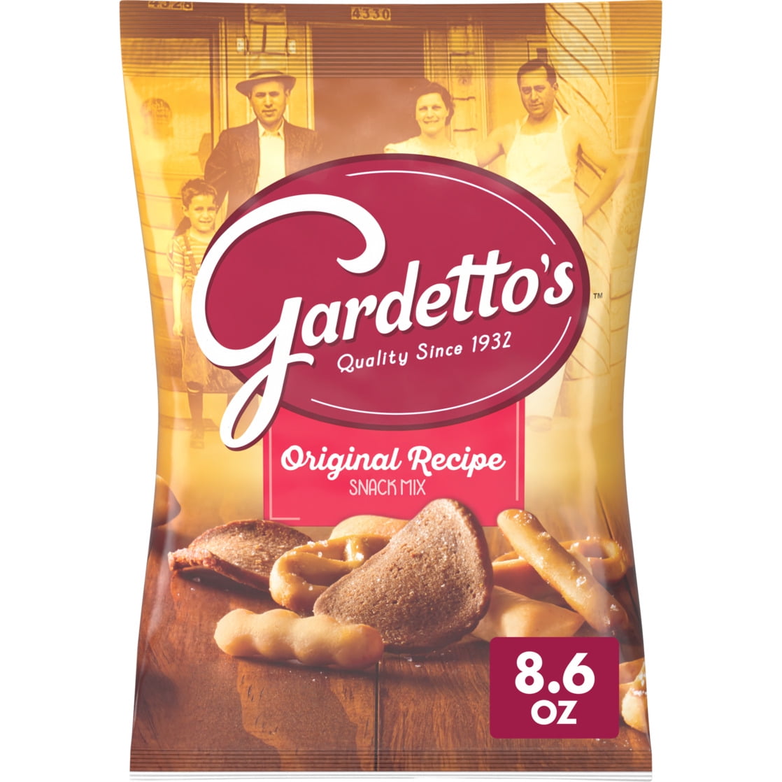 Gardetto's Snack Mix, Original Recipe, Snack Bag, 8.6 oz