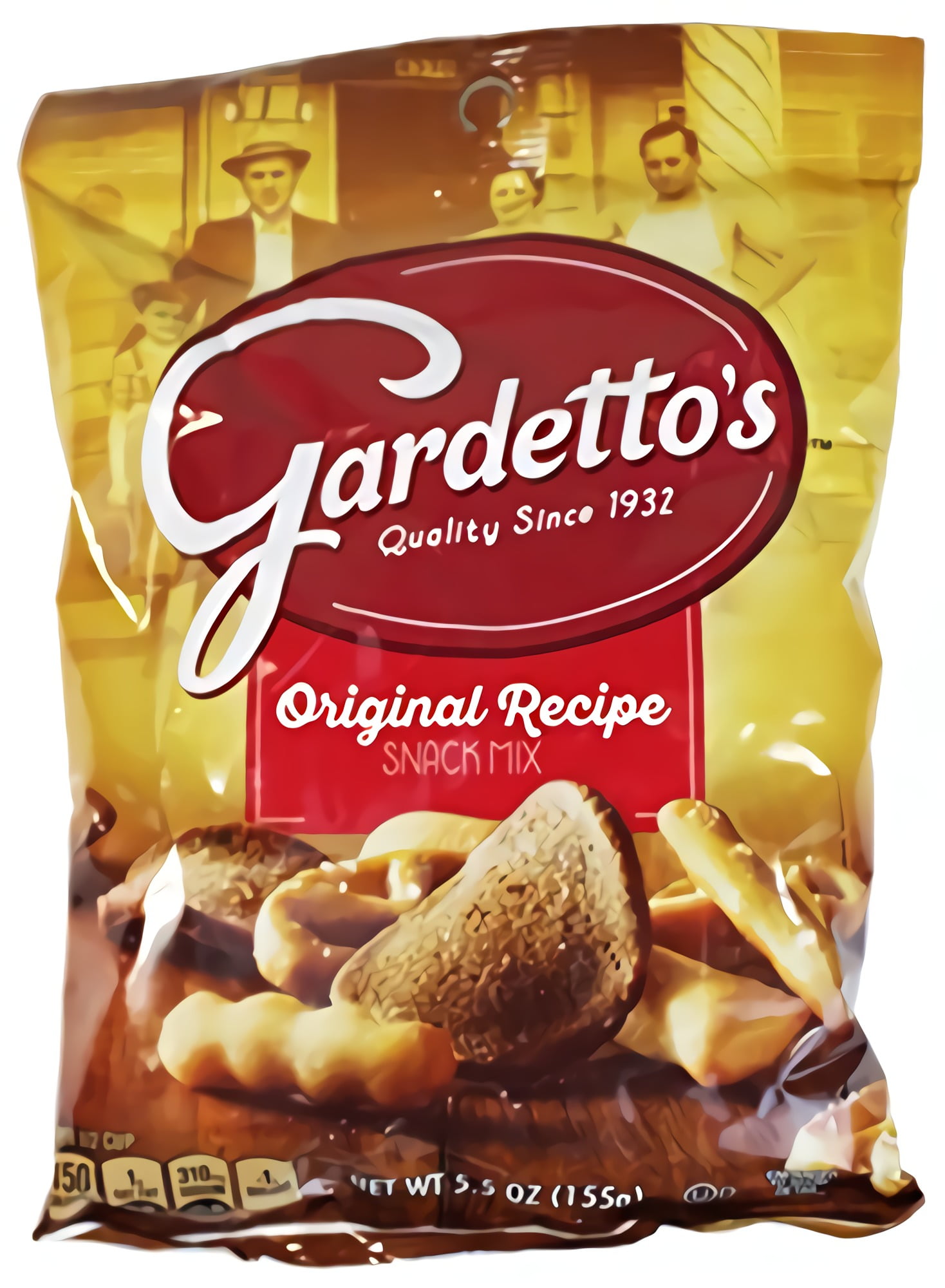 Gardetto's Original Recipe Snack Mix, 5.5 Oz Bags (Pack of 7)