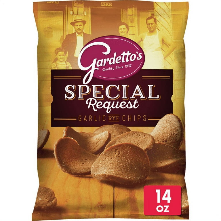 Gardetto's Snack Mix, Roasted Garlic Rye Chips, 14 oz $3.56