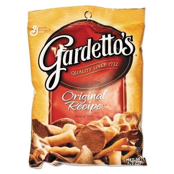 Gardetto's Snack Mix, Original Flavor, 5.5 Oz Bag, 7/box | Bundle of 2 Boxes