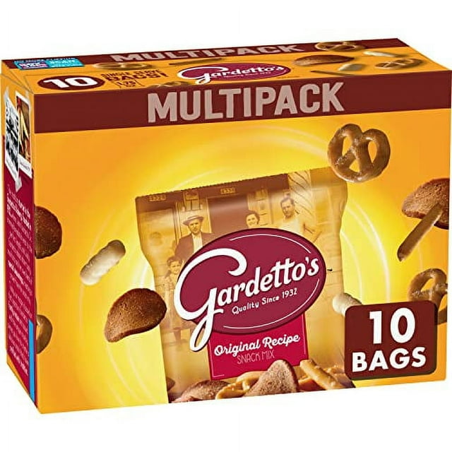 Gardetto's Snack Party Mix, Original Recipe, Multipack Pub Mix Bags, 10 ct