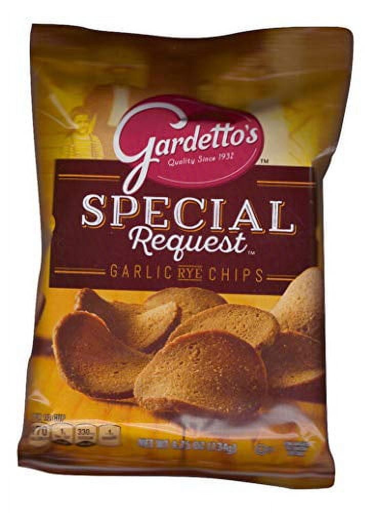 Carbs in Gardetto's Special Request Rye Chips, Roasted Garlic