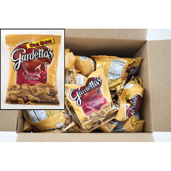 Gardettos Original Recipe Snacks Mix, 2.5 Ounce -- 36 per case.