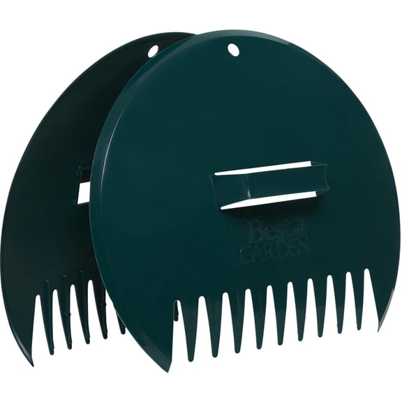 Gardex Leaf Scoops 24 in Plastic Garden Rake with Steel Handle
