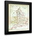 thumbnail image 1 of Gardiner 15x18 Black Modern Framed Museum Art Print Titled - England Wales 1660 - Gardiner 1902, 1 of 5