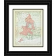 thumbnail image 1 of Gardiner 15x18 Black Ornate Wood Framed with Double Matting Museum Art Print Titled - England Wales 1643 - Gardiner 1902, 1 of 4