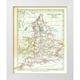 thumbnail image 1 of Gardiner 15x18 White Modern Wood Framed Museum Art Print Titled - England Wales 1660 - Gardiner 1902, 1 of 4
