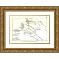 thumbnail image 1 of Gardiner 32x23 Gold Ornate Wood Framed with Double Matting Museum Art Print Titled - Bannockburn Battle Scotland - Gardiner 1902, 1 of 4