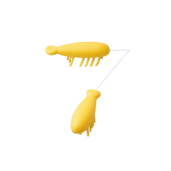 Gardjoe Auto Moving Jumping Worm Toy Moving Electric Interactively Toy for Kittens and Cats Activated Electronic