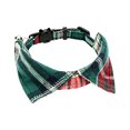 thumbnail image 1 of Gardjoe British Plaid Bow Tie Cat Collar with Gentleman Tuxedo Design and Jingle Bell for Small Cats Formal Dress Up Photo Prop, 1 of 5