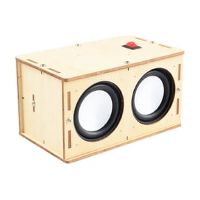 Gardjoe DIY Wireless Bluetooth Speaker Building Kit with Wooden Enclosure for STEM Learning, Electronic Assembly Project for Teens, Educational Craft Gift