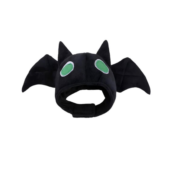 Gardjoe Halloween season, this adorable pet bat costume hat with cute black wings transforms cats and dogs into charming little flying creatures for festive celebrations