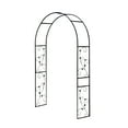 thumbnail image 1 of Gardman Botanical 7 Black Steel Arbor, Elegant Design with Botanical Vine, 1 of 4