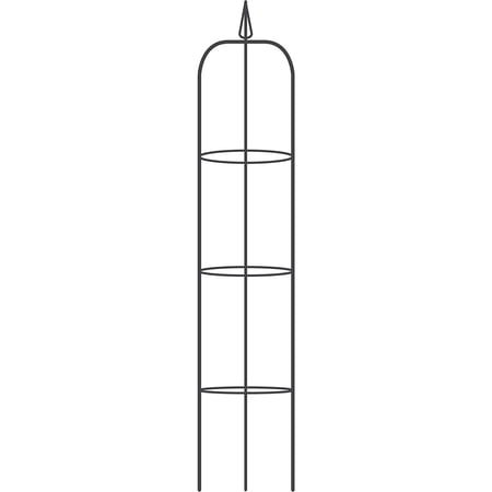 Gardman R07701X Easy Garden Obelisk Decorative, Black