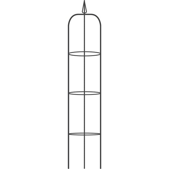 Gardman R07701X Easy Garden Obelisk Decorative, Black