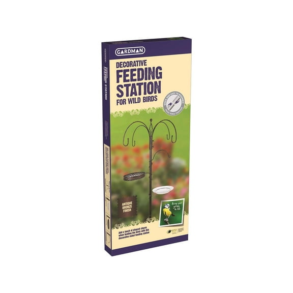 Gardman USA BA09714 89 in. Bird Feeding Station Antique Bronze