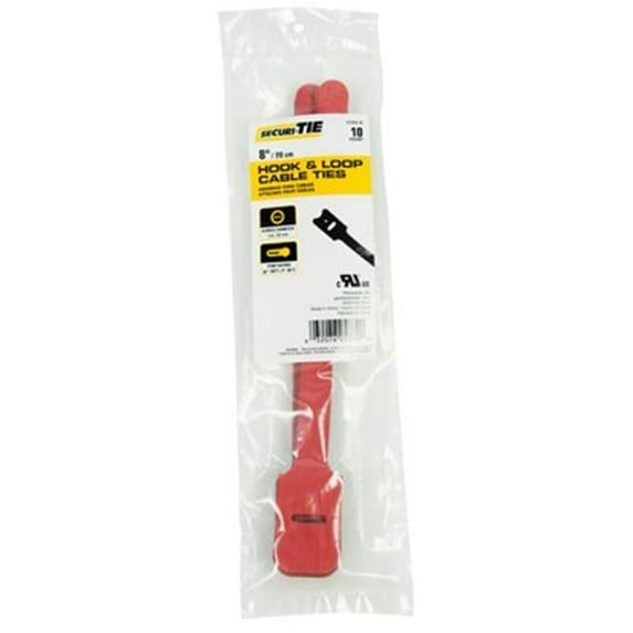 Gardner Bender 221056 0.5 x 8 in. Hook-Loop Prowraps Cable Ties - 10 Per Pack