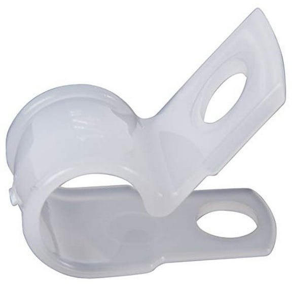 Gardner Bender 1/4 in. Dia. Plastic Cable Clamp 18 pk