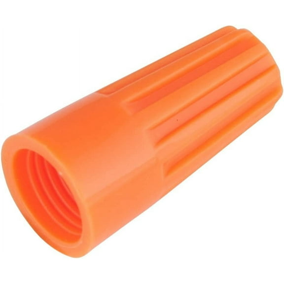 Gardner Bender 10-003 WireGard Screw-On Wire Connectors, 22-14 AWG, Electrical Wire Nut, 100 pk, Orange