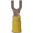 thumbnail image 1 of GB 10-116 Spade Terminal, 600 V, 12 to 10 AWG Wire, #8 to 10 Stud, Vinyl Insulation, Yellow, 1 of 4