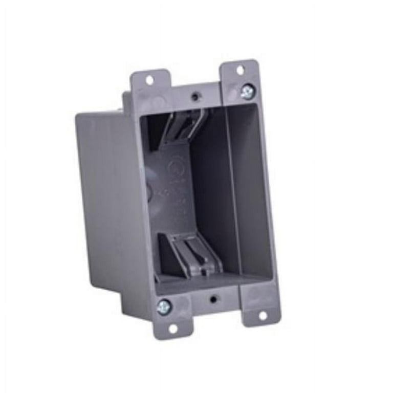 1-Gang 14 cu. in. PVC Old Work Electrical Switch and Outlet Box