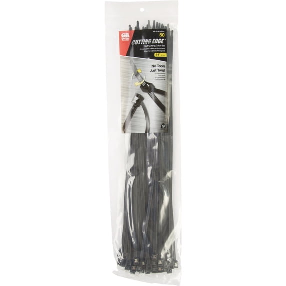 Gardner Bender 14 in. L Black Cable Tie 50 pk