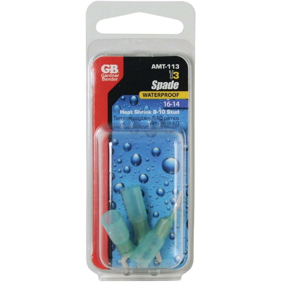 Gardner Bender 16 to 14 AWG #8 to #10 Yes Spade Terminal (3-Pack) AMT-113