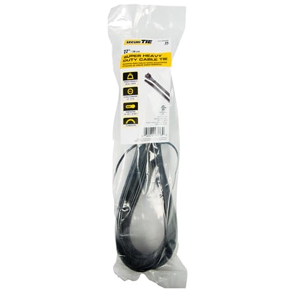 Gardner Bender 220995 22 in. Super Heavy Duty Cable Tie, Black - Pack of 25