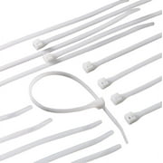 Gardner Bender 46-104 Cable Tie, 4 inch, 18 lb, Electrical Wire and Cord Management, Nylon Zip Tie, 100 Pk, Natural White