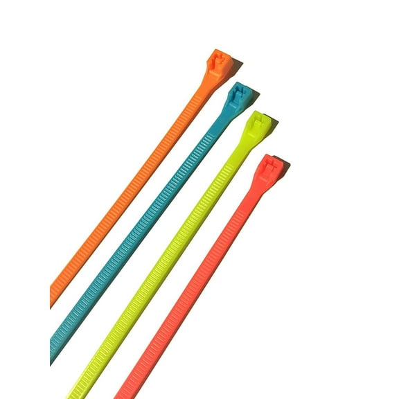Gardner Bender Assorted Cable Ties Nylon Zip Tie - 8 In, 100 Pack, Multicolor