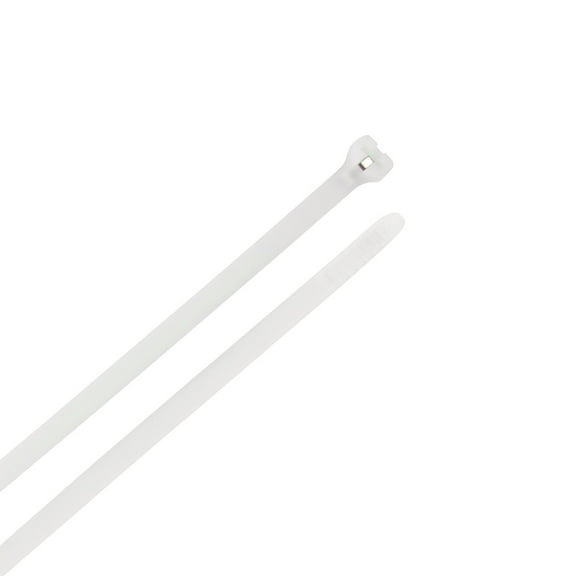 Gardner Bender Metal Pawl Cable Tie - 50 Lb Tensile Strength - 20 Pack, 7 In, Off-White