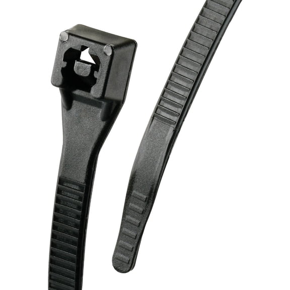 Gardner Bender 46-311UVBFZ Xtreme Temperature Cable Tie, 11 inch, 50 lb, Cold and Hot Weather, Electrical Wire and Cord Management, Nylon Zip Tie, 100 Pk, UV Resistant Black