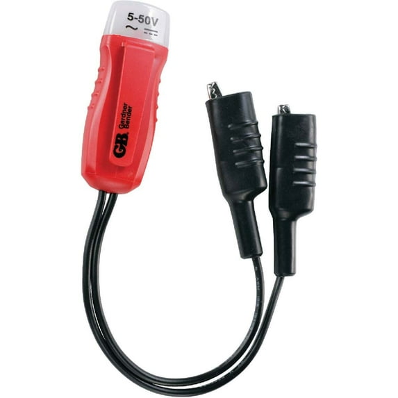 GB GET-3202 Twin Probe Circuit Tester, 5 to 50 V, Functions: Voltage, Red
