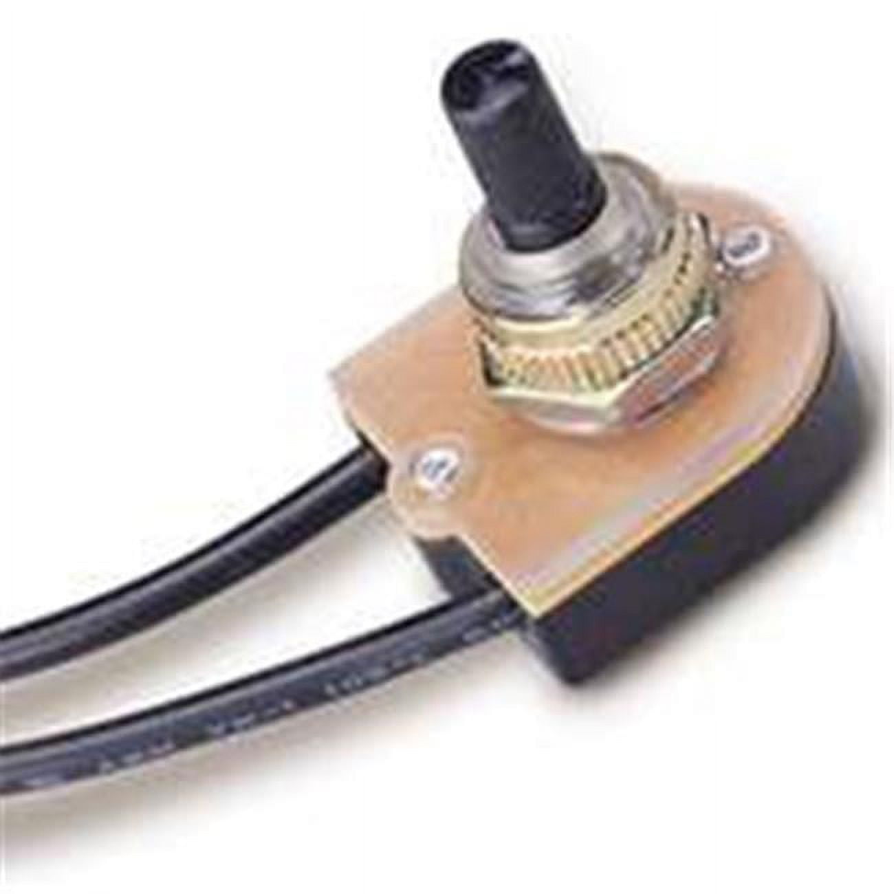 Gardner Bender 6 amps Single Pole Rotary Switch Black 1 pk