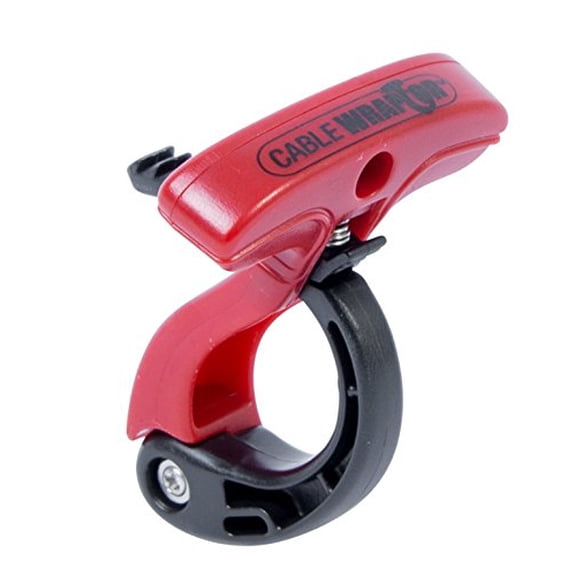 Gardner Bender CW-T1RR50 Small Cable Wraptor, 1Inch. Diameter, Trigger Release, Reusable, Secures Cable, Wire, Tubes, Hoses & Household Goods, Black & Red