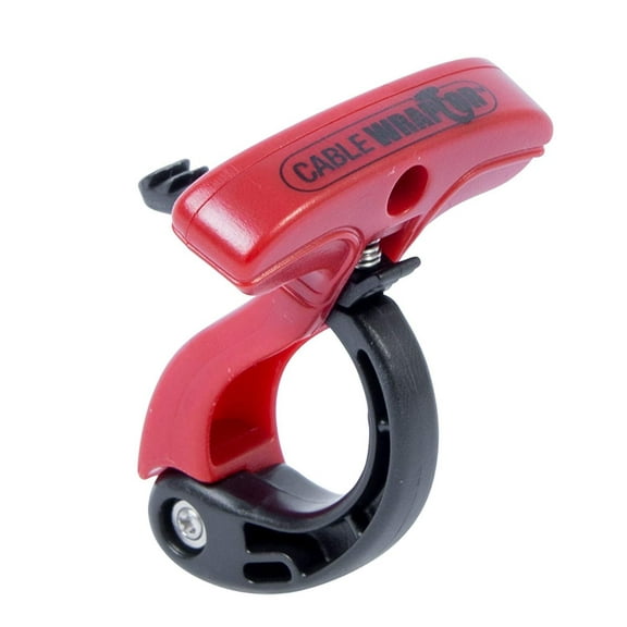 Gardner Bender CW-T1RR50 Small Cable Wraptor, 1Inch. Diameter, Trigger Release, Reusable, Secures Cable, Wire, Tubes, Hoses & Household Goods, Black & Red