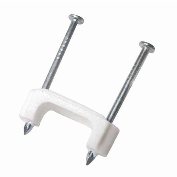 Cable Staples, Plastic, Steel, 500 PK PS-575