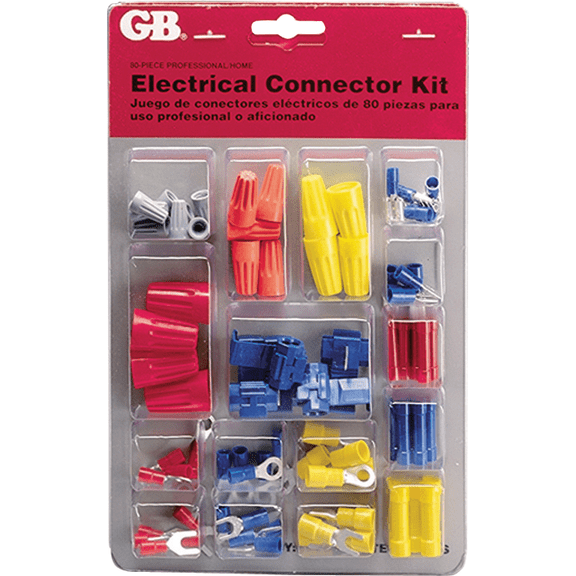Gardner Bender Connector & Wire Terminal Kit - Single Pack Indoor & Outdoor Use, NEC-Compliant