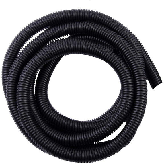 Gardner Bender Split Flex Tubing Plastic Cable Organizer - Flexible Black - 3/8 In x 10 Ft