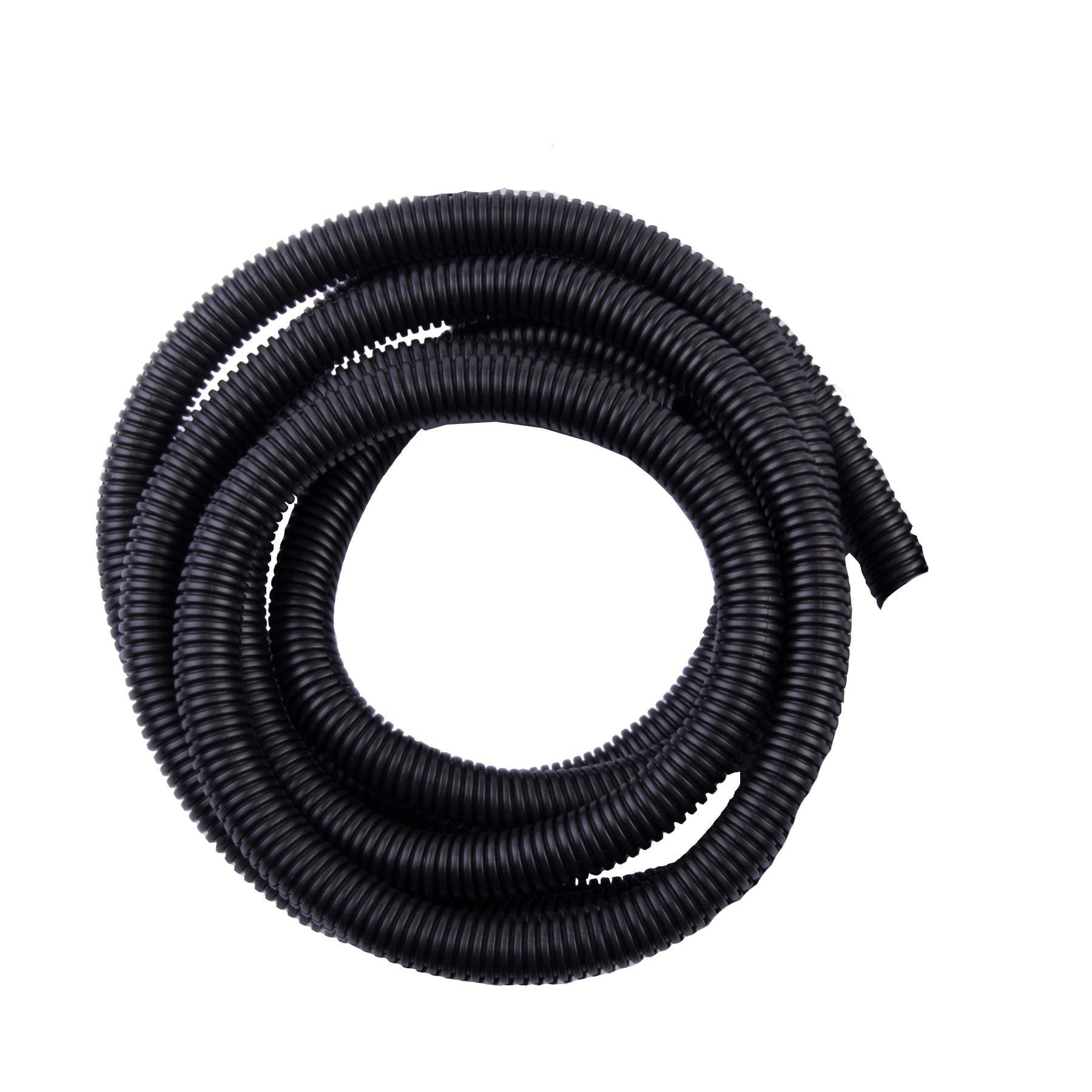 Black Polypropylene Flexible Electrical Tube, 3/8 inch x 10 feet
