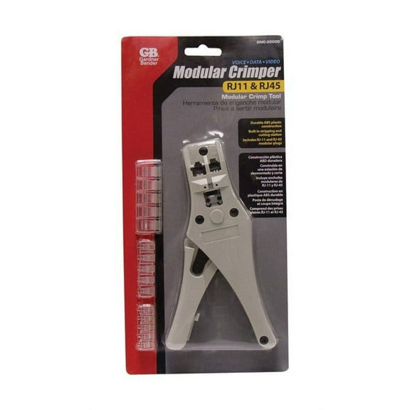 Gardner Bender GMC-2000D RJ-45 & RJ-11 Modular Plug Crimp Tool