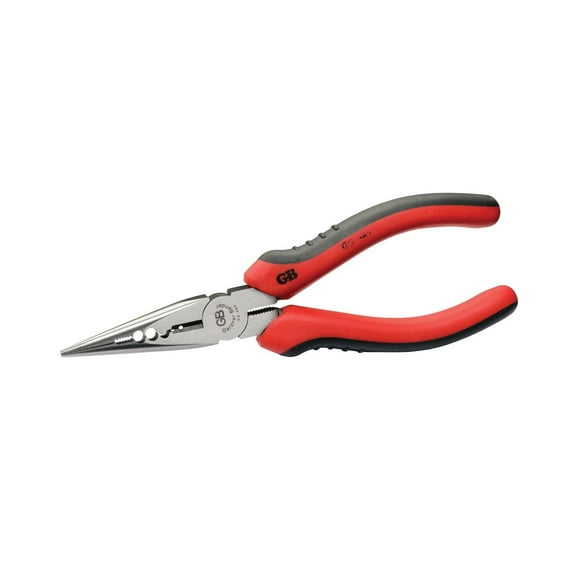 Gardner Bender GS-385 Long Nose Electrical Pliers, Cutter & Crimper, Solid & Stranded Wire, 14-16 AWG, Hand Tool, 6 in.