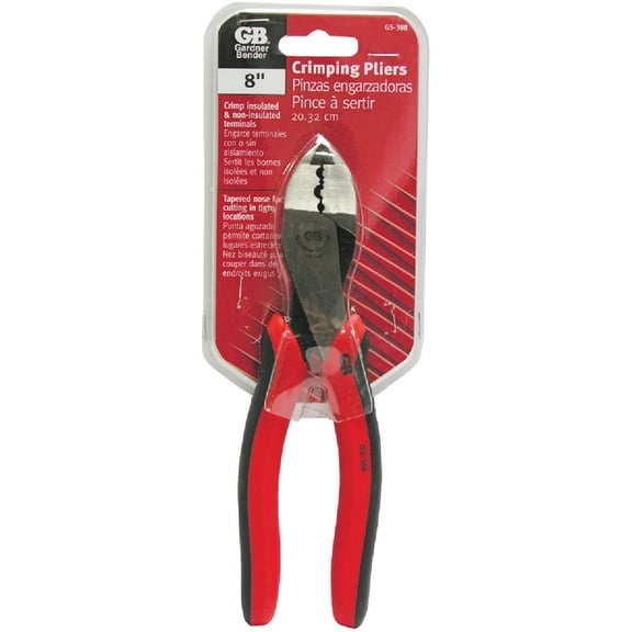 Gardner Bender GS-388 Electrical Pliers, Crimper & Cutter, Comfort Grip, Aluminum & Copper Wire, Hand Tool, 8 in. 4 pack Pliers, Crimper & Cutter