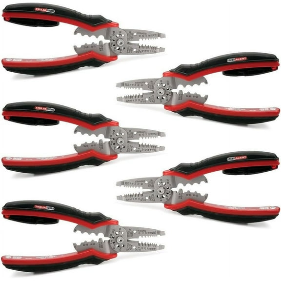 Gardner Bender GST-70M Circuit Alert, Multi-Tool Strips, Crimps, and Cuts, 8-20 AWG, Volt Sensor in Handle 5 Pack