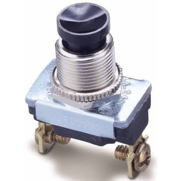 Gardner Bender Momentary Switch GSW-22 Push Button SPST - 6 Amps - Black