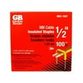 thumbnail image 1 of Gardner Bender 1 In. x 1/2 In. Carbon Steel Cable Staple (100-Count) MDI-150Y, 1 of 3