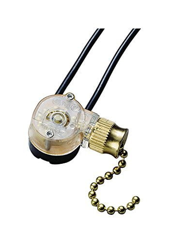 Nickel Plated Brass Pull Chain Switch with Multi-color Finish
