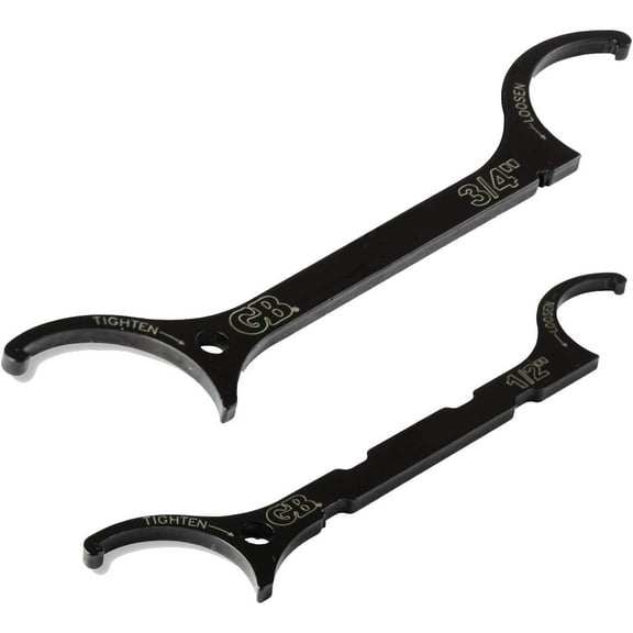 Gardner Bender LNW-KIT Locknut Wrench Kit, & Inch., Loosen / Tighten locknuts, Steel Construction fits UL locknuts, 2 Pk. Bundle, Black