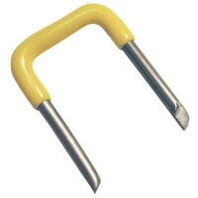 Gardner Bender MDI-1550Y PVC Insulated Metal Staple, 1/2" x 1", 40-Pack