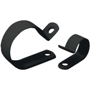 Gardner Bender Plastic Clamp Black - C-Clamp, Commercial Use - 15 Pack, Black